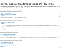 Tablet Screenshot of direito-justica-cidadania.blogspot.com