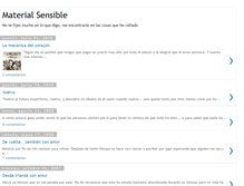 Tablet Screenshot of materialsensible.blogspot.com