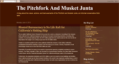 Desktop Screenshot of pitchforkandmusket.blogspot.com
