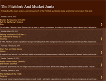 Tablet Screenshot of pitchforkandmusket.blogspot.com