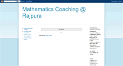 Desktop Screenshot of coachingrajpura.blogspot.com