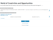 Tablet Screenshot of creativitiez.blogspot.com