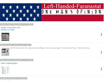 Tablet Screenshot of left-handed-faranastat.blogspot.com