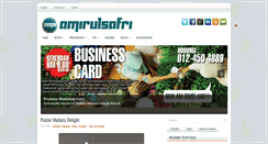 Desktop Screenshot of amirulsafri.blogspot.com