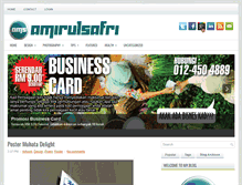 Tablet Screenshot of amirulsafri.blogspot.com