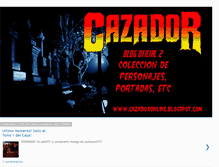 Tablet Screenshot of cazadoronline.blogspot.com