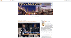 Desktop Screenshot of paulmcguireblog.blogspot.com