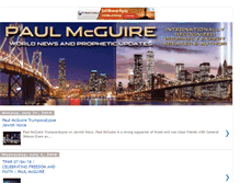 Tablet Screenshot of paulmcguireblog.blogspot.com