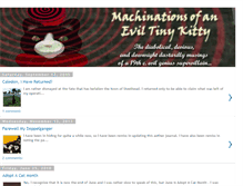 Tablet Screenshot of eviltinykitty.blogspot.com