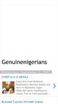 Mobile Screenshot of genuinenigerians.blogspot.com