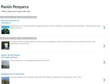 Tablet Screenshot of pasionpesquera.blogspot.com