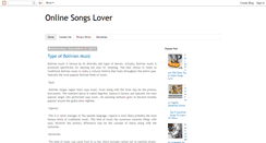 Desktop Screenshot of onlinesongslover.blogspot.com