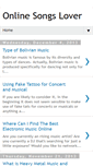 Mobile Screenshot of onlinesongslover.blogspot.com