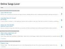 Tablet Screenshot of onlinesongslover.blogspot.com