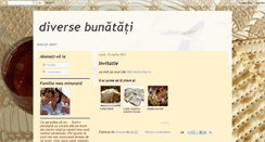 Desktop Screenshot of diversebunatati.blogspot.com