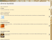 Tablet Screenshot of diversebunatati.blogspot.com