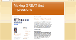 Desktop Screenshot of makinggreatfirstimpressions.blogspot.com