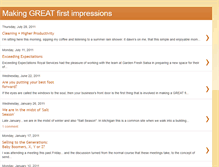 Tablet Screenshot of makinggreatfirstimpressions.blogspot.com