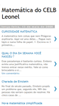 Mobile Screenshot of matematicacelbleonel.blogspot.com