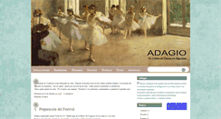 Desktop Screenshot of estudiodanzaadagio.blogspot.com