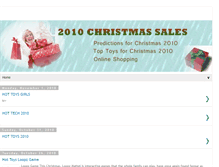 Tablet Screenshot of christmassales2010.blogspot.com