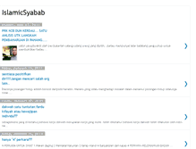 Tablet Screenshot of islamicsyabab.blogspot.com