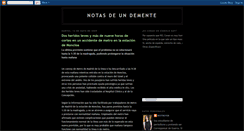 Desktop Screenshot of notasdeundemente.blogspot.com