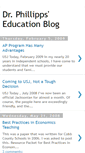 Mobile Screenshot of drphillippseducationblog.blogspot.com