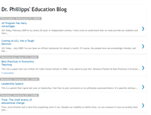 Tablet Screenshot of drphillippseducationblog.blogspot.com