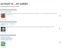 Tablet Screenshot of gorightinmygarden.blogspot.com