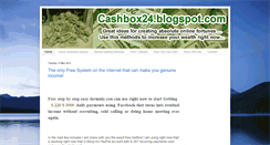 Desktop Screenshot of cashbox24.blogspot.com