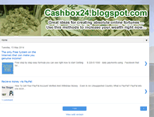 Tablet Screenshot of cashbox24.blogspot.com