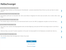 Tablet Screenshot of halbschwanger.blogspot.com