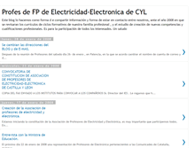 Tablet Screenshot of profes-electronica-cyl.blogspot.com