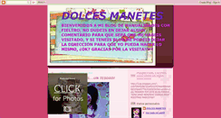 Desktop Screenshot of dolcesmanetes.blogspot.com