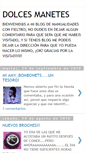 Mobile Screenshot of dolcesmanetes.blogspot.com