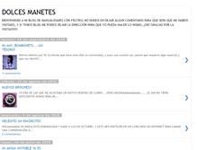 Tablet Screenshot of dolcesmanetes.blogspot.com