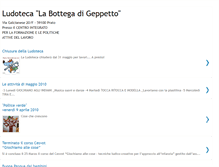 Tablet Screenshot of labottegadigeppetto.blogspot.com