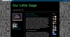 Desktop Screenshot of ourlittlegage.blogspot.com