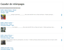 Tablet Screenshot of cazadorderelampagos.blogspot.com