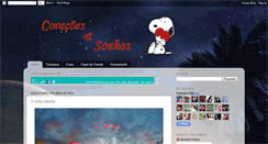 Desktop Screenshot of coracoesesonhos.blogspot.com