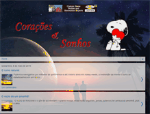 Tablet Screenshot of coracoesesonhos.blogspot.com