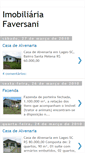 Mobile Screenshot of imobiliariafaversani.blogspot.com