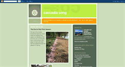 Desktop Screenshot of cascadiasong.blogspot.com