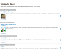 Tablet Screenshot of cascadiasong.blogspot.com