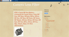 Desktop Screenshot of camera-lens-filter.blogspot.com