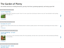 Tablet Screenshot of gardenplenty.blogspot.com