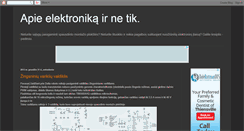Desktop Screenshot of elektronikoblogas.blogspot.com