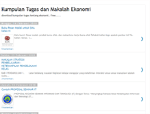 Tablet Screenshot of kumpulantugasekonomi.blogspot.com