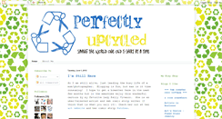 Desktop Screenshot of perfectlyupcycled.blogspot.com